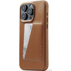 Troubadour Goods Limited Mujjo Full Leather Wallet Case - etui skórzane do iPhone 15 Pro Max kompatybilne z MagSafe (tan)
