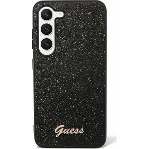 Guess Etui Guess GUHCS24SHGGSHK Samsung Galaxy S24 hard case Glitter Script czarny/black