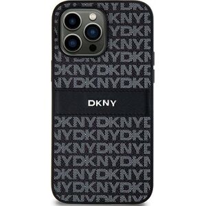 DKNY DKNY DKHCS24LPRTHSLK S24 Ultra S928  czarny/black hardcase Leather Mono Stripe & Metal Logo