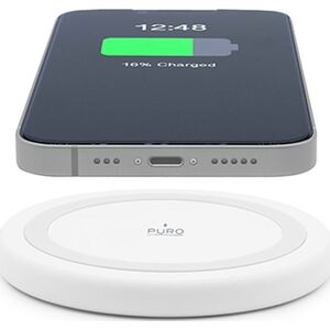 Ładowarka Puro Ładowarka indukcyjna PURO Wireless Charging Station QI 10W (biała)