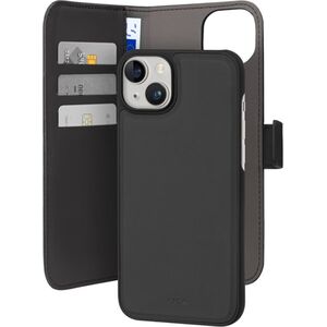 Puro Puro Eco-Leder Wallet iPhone 15 Plus schwarz
