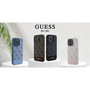 Guess Guess GUHCP16SG4GLGR iPhone 16 6.1" szary/grey hardcase 4G Bottom Stripe