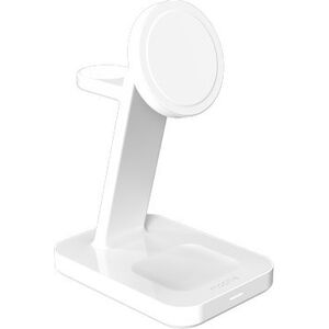Ładowarka Zagg International Mophie Snap+ 3-in-1 Qi2 wireless charge stand - stojąca ładowarka bezprzewodowa do trzech urządzeń kompatybilna z MagSafe i Qi2