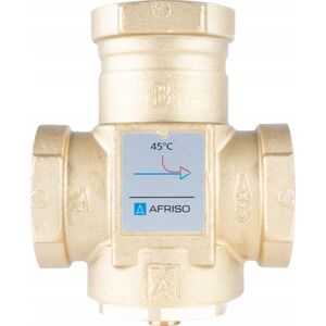 Afriso Zawór temperaturowy ATV 553, DN32, Rp1 1/4", kvs 9, 45°C