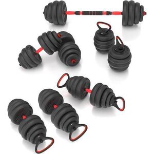 HMS SGN140 (2 CZĘŚCI) PRO SET 6W1 ZESTAW CIĘŻARÓW 40KG HMS