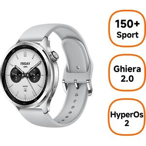 Xiaomi Watch S4 | Smart watch | GPS (satellite) | AMOLED | 1.43" | Waterproof | Silver