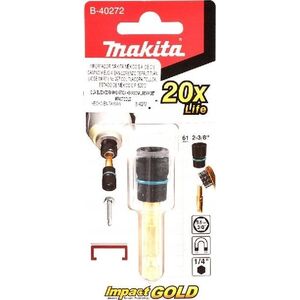 Makita ΕΞΑΡΤΗΜΑ 9.6*61MM ΜΕ ΑΝΤΑΛΛΑΞΙΜΗ ΛΑΒΗ 1/4' HEX