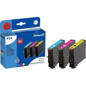Μελάνι Pelikan Patrone Epson Pelikan P34 T2715 συμβατό. Πακέτο Προσφοράς C/M/G - 4109705