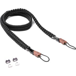JetWorld C-ROPE Λουράκι κάμερας Traveler από Paracord 100cm Silent Black λιανική