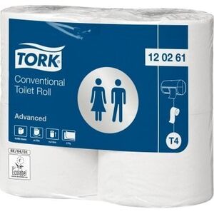 Tork Tork Conventional Toilet Roll, 69.4 m, 9.9 cm, 12 cm, 3.8 cm, 14 cm, 117 mm