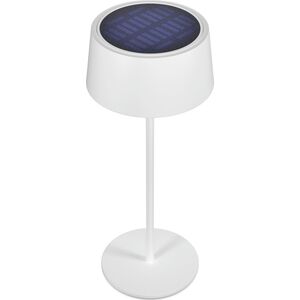 Ρυθμιζόμενο επιτραπέζιο φωτιστικό Realpower RealPower LED-Solar με μπαταρία, λευκό