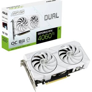 Karta graficzna Asus Dual GeForce RTX 4060 Ti EVO OC White 8GB GDDR6 (DUAL-RTX4060TI-O8G-EVO-WHITE)