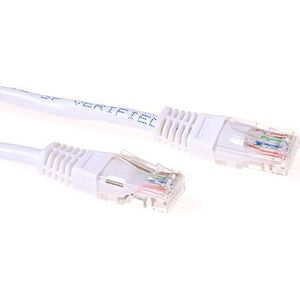 ACT White 15 meter U/UTP CAT6 patch cable with RJ45 connectors. Cat6 u/utp white 15.00m (IB9415)