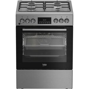 Gas stove with electric oven BEKO FBMA62330TXDSN, 60 cm