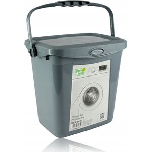 Pojemnik na proszek z pokrywką 7 l SZARY 235X260X185 MM