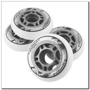 Nils Extreme Kółka PU 80x24 82A białe (16-30-011)