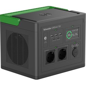 APC Schneider OffGrid Portable Power Station 730 738Wh�Lithium-ion 2 Schuko Sinewave