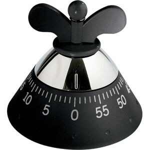 Minutnik Alessi mechaniczny czarny (A09 B)