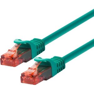 LOGON TCU66U250G kabel sieciowy Zielony 25 m Cat6 U/UTP (UTP)