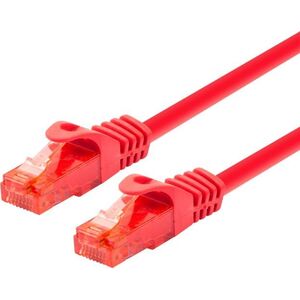 LOGON TCU66U250R kabel sieciowy Czerwony 25 m Cat6 U/UTP (UTP)
