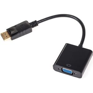 Adapter AV LechPol HDMI - D-Sub (VGA) + Jack 3.5mm czarny (KOM0843)