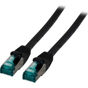 EFB EFB RJ45 Patchkabel S/FTP, Cat.6A, LSZH, 50m, schwarz