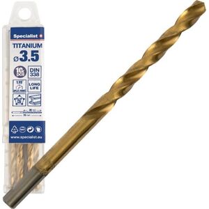 Τρυπάνι Specialist+ Specialist+ Τιτάνιο για μέταλλο διαμ. 3.5 mm 10τμχ
