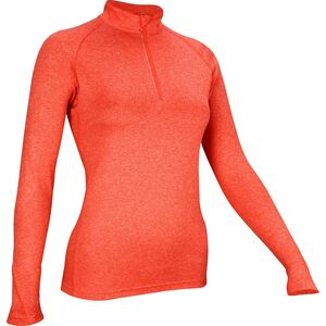 Avento T-shirt for women AVENTO 33VG KOR 36 Coral melange/White/Silver
