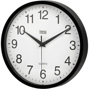 Teesa Zegar ścienny 25 cm czarny