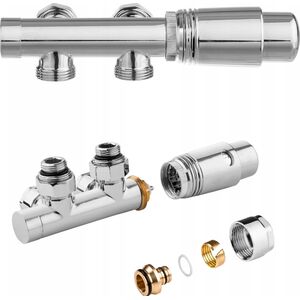 Invena INVENA DUOPLEX ΓΙΑ ΚΑΤΩ ΣΥΝΔΕΣΗ 50MM ΧΡΩΜΙΟ - CZ-88-015