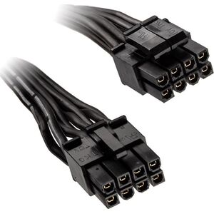 SilverStone ATX/EPS 8-pin - ATX/EPS 8-pin, 0.35m, Μαύρο (SST-PP06BE-EPS35)
