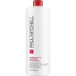 PAUL MITCHELL Paul Mitchell, Ευέλικτο Στυλ Γρήγορο Στέγνωμα Γλυπτική, Χωρίς Paraben, Σπρέι Μαλλιών, Λάμψη & Όγκος, Μεσαίο Κράτημα, 1000 ml Για Γυναίκες