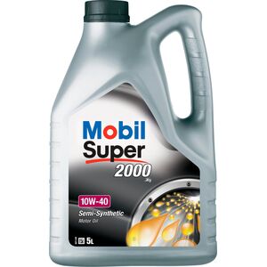 Mobil Λάδι SUPER 2000x1 10W/40 ημι-συνθετικό για κινητήρες 5 L 13466560 5407004039961