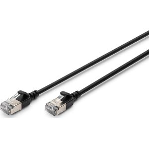 Digitus CAT 6A klasa Ea, F/FTP, skrętka patch, Cu, LSZH, AWG 32/7, długość: 1,5 m, czarny