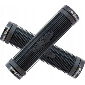 Λαβές τιμονιού Lizard Skins LIZARDSKINS CHARGER LOCK-ON μαύροι σφιγκτήρες 130mm μαύρο - LZS-LOCDS100