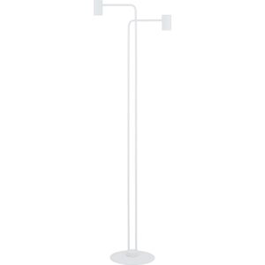 Lampa podłogowa Sigma Metalowa lampa podłogowa Luis do jadalni stojąca biała