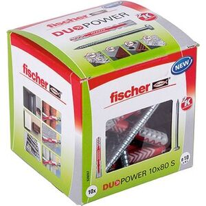 Fischer Kołek uniwersalny z wkrętem krzyżowym 10 x 80mm 10szt. (538257)