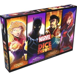 Lucky Duck Games Gra Dice Throne Marvel: Box 2 (Czarna Pantera, Kapitan Marvel, Doktor Strange, Czarna Wdowa)