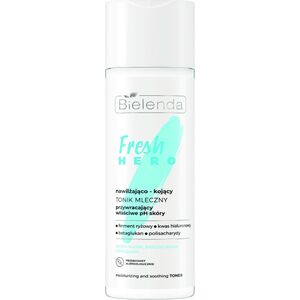 BIELENDA Fresh Hero Nawilżająco-kojący tonik mleczny przywracający właściwe pH skóry 200 ml