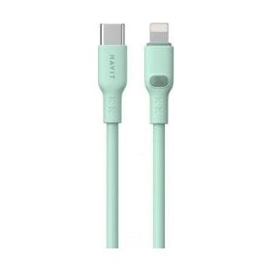 Kabel Havit Typ C-Lightning CB6281 1.0m (zielony)