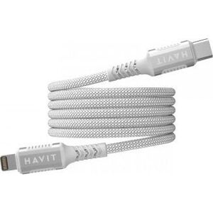 Kabel magnetyczny Havit Typ C-Lightning (biały)