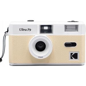 KODAK ULTRA F9 F 9 Aparat Analogowy na Film Klisze 35mm + Lampa Błyskowa - beżowy