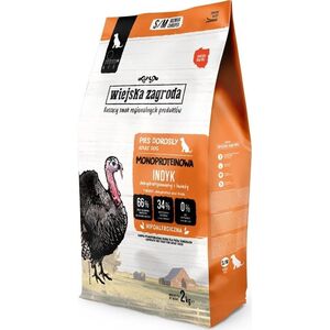 ML WIEJSKA ZAGRODA Monobiałkowa Indyk (dorosły) - Karma sucha dla psa - 2kg