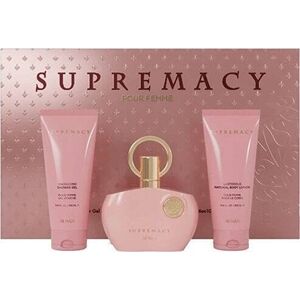 SET AFNAN Supremacy Pink EDP spray 100ml + SHOWER GEL 100ml + BODY LOTION 100ml
