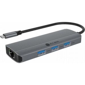 IcyBox Stacja dokująca IB-DK4034a-CPD 6w1, HDMI,USB,PD,LAN