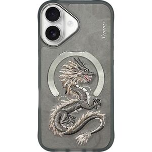 Etui Nimmy Dragon MagSafe do iPhone 16 szary
