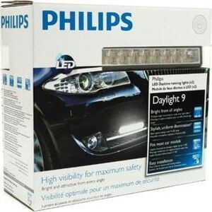 Philips LAMPY DO JAZDY DZIENNEJ PHILIPS 12831 WLEDX1 12V 6W LED DAYLIGHT 9 /KPL-2SZT/ DRL /ŚWIATŁA DZIENNE/