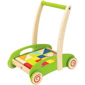 Hape Duży wózek z klockami HA-0371