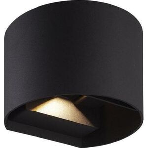 Sieninis lauko sviestuvas CILINDER, LED 2x3W, 3000K, IP54, reguliuojamo svietimo kampo, juodas, LED line LITE