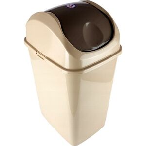 Pojemnik uchylny SLIM 5 l - beżowy 185x150x280 mm